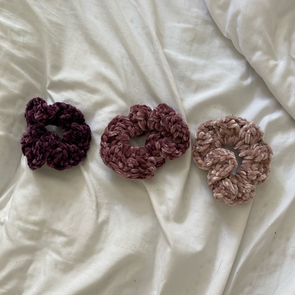 Handmade Velvet Scrunchies